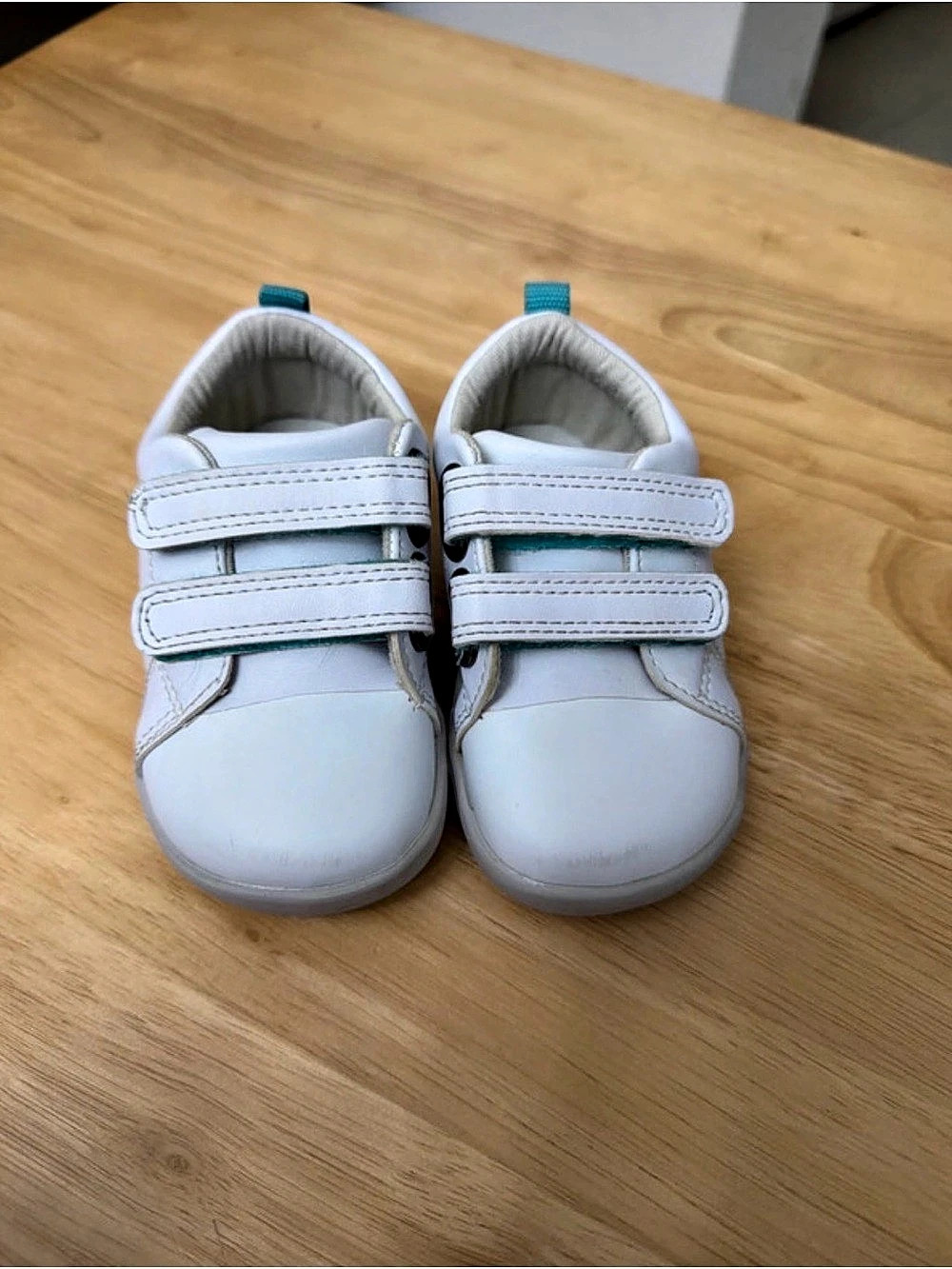 ten little Everyday Original Baby Sneakers White & Green US 5.5